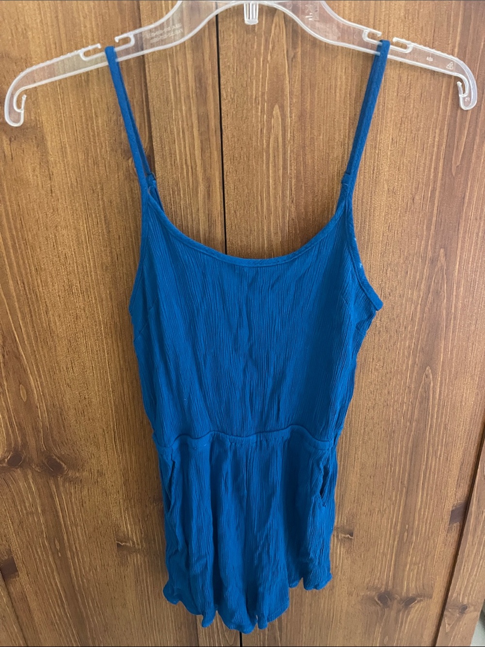 Forever 21 Teal Blue Sleeveless Romper